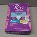 Poise Ultra Thin Incontinence & Postpartum Pads with Wings for Bladder Leaks, 4 Drop Moderate Absorbency, Regular Length, 54 Count 