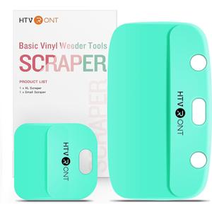 HTVRONT Vinyl Scraper - 2Pack Scraper Tools for Vinyl, Craft Weeder Vinyl Tool Kit Basic Tool-Scraper for Vinyl