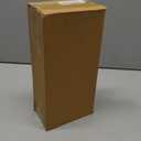 2 Pack Wooden Wall Planters with Fake Eucalyptus Stems, Modern Farmhouse Wood Vases Plants Wall Decor for Living Room, Bedroom, Bathroom (Dark Brown)