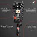 A-Premium Front Struts Compatible with BMW 325i 2006, 135i 2008-2011 - 2x Replacement Suspension Complete Strut Assembly Shock with Coil Spring