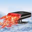 Car Heater 12V 150W, 2026 New Upgrade 2-in-1 Portable Defroster Defogger, Fast Heating & Cooling Fan Plug into Cigarette Lighter for Vehicles