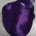 Dark Purple Wigs with Bangs for Women 14 Inch Short Wavy Bob Wigs Synthetic Bob Wig Curly Wig Heat Resistant Colorful Wavy Wig Cosplay Wigs For Daily Party Halloween