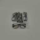 CCVOO Reading Glasses for Women/Men, Eyeglasses, Blue Light Readers for Women/Men, Computer Eye Glasses, Cheaters (Black X5: Bifocal)