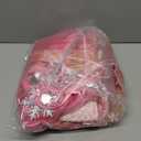 iTVTi Little Girls Princess Costume Dress Up Cosplay for Carnival Halloween Party Pink (6-7 Years)