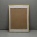 upsimples 18x24 Picture Frame, Display Pictures 16x20 with Mat or 18 x 24 Without, Wall Hanging Poster Frames, Gold, 1 Pack