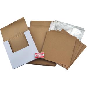 Vinyl Record White LP Shipping Boxes Set 12.5" x 12.5" x 1" Record Mailers Corrugated Cardboard Boxes Album Paper Box (5)