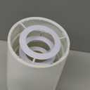 3 Pack White Lamp Shades, Mini Fabric Lampshades Replacement, 3.4x4.8x6.9 inch, DIY Natural Linen Hand Woven Lampshade for Floor Light, Hemp Rope Pendant Light, Vanity Lights, Table Lamp, Wall Sconce