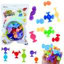 Birthday Popper Pop Suction | DIY Silicone Building Blocks Set | Fun Gift for All Ages | Ideal for Birthday Gifts
