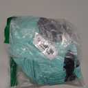 Glampunch 3PCS Maternity Yoga Tops Sleeveless Racerback Workout Athletic Maternity Tank Tops Pregnancy T-Shirt (Small, Black/Black Heather/Green)