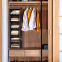 Simple Houseware 6 Shelf Hanging Closet Organizer, Brown