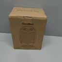 GiveBest Portable Electric Space Heater with Thermostat, 1500W/750W Safe and Quiet Ceramic Heater Fan, Heat Up 200 Square Feet for Office Room Desk Indoor Use, Silver