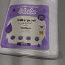 Lynmark 2X Toddler Potty Training Bed Pads - Soft Waterproof Bedwetting Pee Protector Mat for Kids - Multi-Layer Non-Slip Washable Incontinence Mattress Sheet Absorbs Up to 2000ml - 33" x 27", White (Small Single (2 Pack)