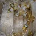 12 Pack 3 Tier Cupcake Stand Bulk Tiered Dessert Stand Thick Plastic Serving Tray with Gold Edges Dessert Table Display Set Tea Cake Holder for Wedding Birthday Party(White)