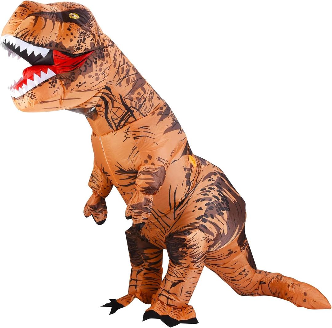 Lulu Home Halloween Dinosaur Costume T-Rex Inflatable Costume for Adult