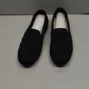 Loafers for Women Comfortable Slip on Work Flats Shoes Womens Dressy Casual Walking Shoes (11 Wide, Black)