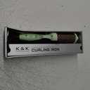 K&K Brush 30, 1.18 Inch Hot Styling Brush, Ionic Curling Iron with Tourmaline Ceramic Barrel, Professional Hair Curler up to 356°F, Dual Voltage Hair Waving Style Tool for Traveling