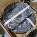 Fitvids Olympic Cast Iron 2-Inch Weight Plates Including 5FT Olympic Barbell Bar & Safely Locks, 100 Pounds Set (85 lbs Plates + 15 lbs Barbell Bar), Multiple Packages