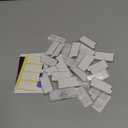 Hooks for Outdoor String Lights Clips: 26Pcs Heavy Duty Light Hook with Waterproof Adhesive Strips - Outside Clear Cord Holders for Hanging Christmas Lighting - Outdoors Sticky Clip