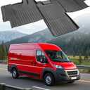 Car Floor Mat for Dodge Ram Promaster: Custom Fit TPE All Weather Accessories for 2018 2019 2020 2021 2022 2023 2024 2025 2026 Van 1500 2500 3500(Not Fit for EV & Ram Promaster City)