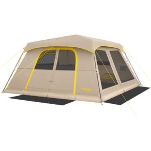 FanttikOutdoor Zeta C10 Air Camping Tent, Lightweight 10 Person Instant Cabin Tent Setup in 60s, 20% Lighter, Ultralight with Carry Bag for Family Camping & Hiking, Upgraded Ventilation