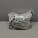 Soulchen 36 Inch Christmas Faux Fur Tree Skirt Black White Faux Fur Tree Skirt Party Supplies Decoration for Home Tabletop Trees Holiday