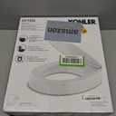 KOHLER 25876-0 Hyten 3" Height, Elevated Soft Close Round Toilet Seat, Contoured Seat with Grip-Tight Bumpers, Quick-Attach Hardware, White
