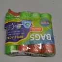 4 Gallon Trash Bags, 0.6 Mil Drawstring White Small Garbage Bags Unscented 15 Liter Extra Thick Plastic Wastebasket Liners, 60 Counts (Green) Only4