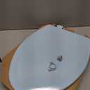 Bemis 1500EC 464 Dresden Blue Elongated Molded Wood Toilet Seat with Easy-Clean & Change Hinge, 1 Pack