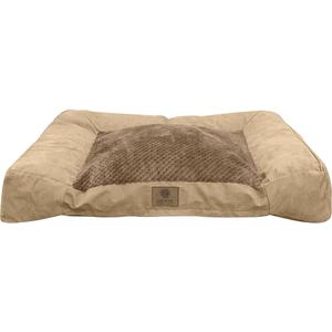 American Kennel Club Extra Large Sofa Dog Bed - Memory Foam, Popcorn Fur, Tan