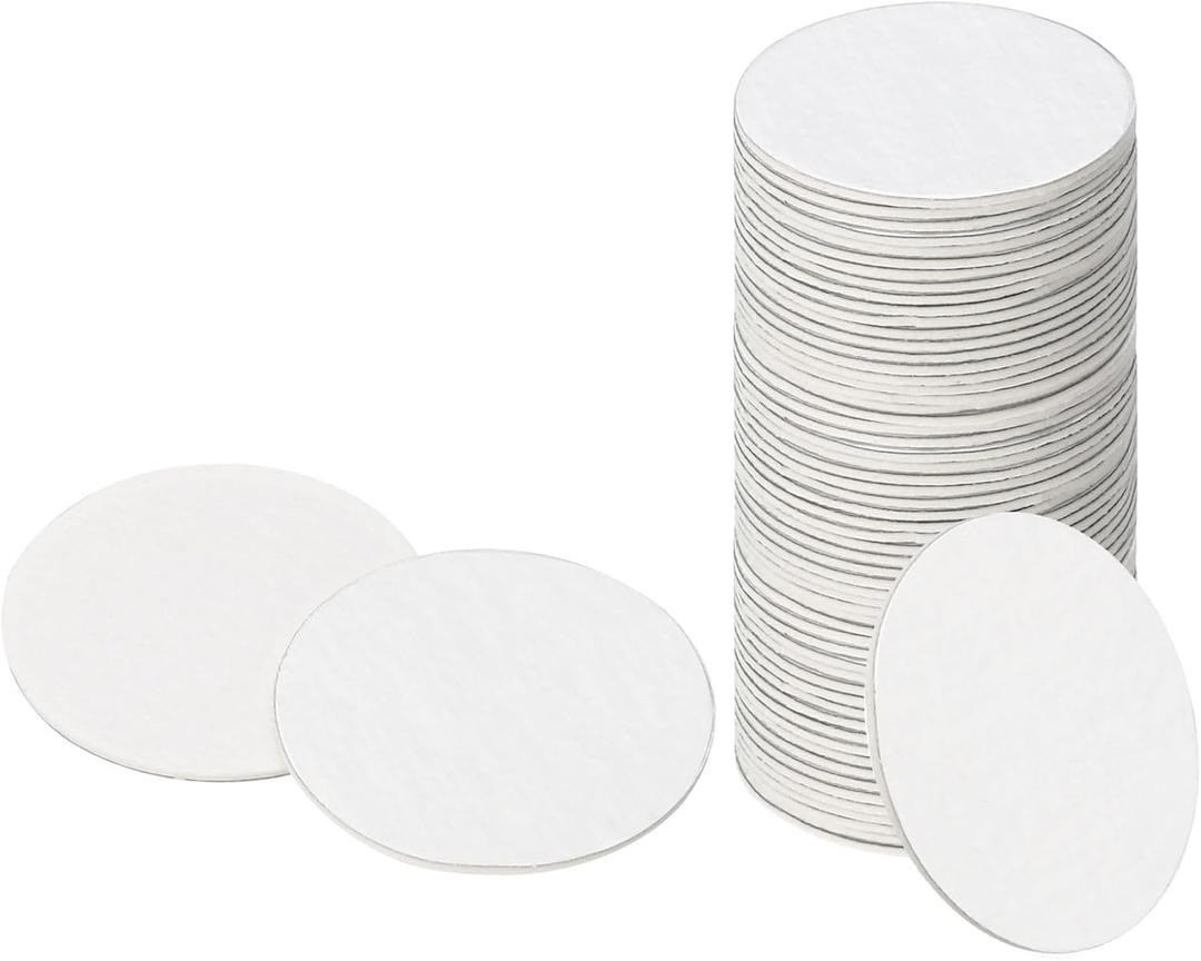PATIKIL 18mm/0.71" Aluminum Foil Cap Liner, 200 Pack Resistant Tamper Induction Heat Sealer Sealing Liners for PE/HDPE Plastic Bottle Jar Lid