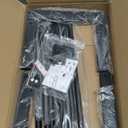 Urban Deco Free Standing Shoe Racks, Boot Organizer for Tall Boots, Black Metal Boot Rack Fit for 4 Pairs, Shoe Organizer for Dorm Room, Entryway (Black-4 pairs)