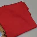 MEANMOY Red 210 GSM Water & Stain Resistant Round Tablecloth for Circle Table - Solid Small 48 Inch Table Cloth Cover in Wrinkle Free Durable Washable Polyester Fabric for Wedding, Party, Banquet