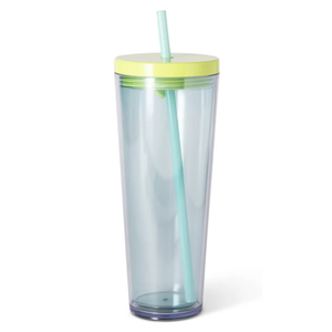 Plastic Tumbler Green 24Oz