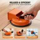 Floor Gap Fixer Tool, 2026 Upgrade Heavy Duty Floor Gap Fixer Tool, Carbon Steel Floors Suction Cup Tools with Rubber Pad for Laminate, Wood, Tile, Vinyl