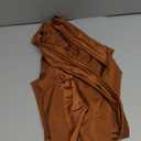Floerns Women's Deep V Neck Sleeveless Bodycon Dress Draped Front Pencil Maxi Dress Brown Medium