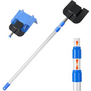 8.2ft Edge Protector Pole Extension Handle, Corner Protector Pole for Flatbed Adjustable V Edge Guards Handle for Board Corner Protector