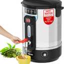Electric Water Boiler, 13L/13.7QT Commercial Hot Water Dispenser, 1500W Hot Water Boiler Urn Beverage Dispenser with Stainless Steel Spigot, Doubled-Wall Insulation, Adjustable Temperature