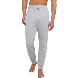 Hanes Men's Joggers, EcoSmart Fleece Sweatpants for Men, Men's Lounge Pants, 30.5" (Gray, L)