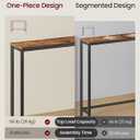 VASAGLE 31.5" Console Table, Narrow Behind Couch Table, 1 Tier