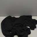 Trendy Queen Women's 2 Piece Matching Lounge Set Long Sleeve Side Ruching Top Wide Leg Drawstring Pants Set with Pockets (Medium, Black)