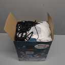 DearHouse 7Ft Lighted Christmas Inflatable Snowman with Three Cute Penguins, Rotating 7 Color Changing Lights Building 3 LED Lights Outdoor Indoor Holiday Yard Inflatables Home Decor