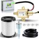 149-2311 Fuel Pump with 149-2457 Fuel Filter Tune Up Kit for Onan Cummins Generator 4000 4KW Microlite MicroQuiet Generators Parts with 1403280 Air Filter