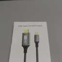 USB-C to HDMI Cable 6Ft [4K@60Hz] High-Speed USB Type C to HDMI 2.0 Braided Cord (Thunderbolt 3/4 Compatible) for iPhone 15 Series, MacBook Pro/Air, iPad Pro, Galaxy S8 to S23