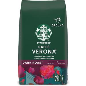 Starbucks Ground Coffee, Dark Roast Hot or Iced Coffee, Caffè Verona, 28 oz, Best Before 29 Mar 2026