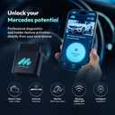 MBito OBD2 Scanner Diagnostic Tool for Mercedes-Benz (20032024), Bluetooth Car Code Reader & Auto Scanner - Free Lifetime Engine/ABS/Airbag Diagnostics, Unlock Hidden Features