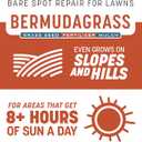 Pennington Smart Patch Bermudagrass 5lb 100 sq. ft. Grass Seed Bare Spot Repair with Mulch and Fertilizer (EXP 02/28/27)