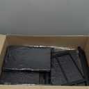 WLIVE Dresser with 4 Drawers, Fabric Storage Tower, Organizer Unit for Bedroom, Hallway, Entryway, Closets, Sturdy Steel Frame, Wood Top, Easy Pull Handle, Charcoal Black