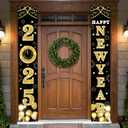 KatchOn, XtraLarge Happy New Year 2025 banner - 72x12 Inch | Happy New Year Banner, New Years Decorations | New year Door Banner, New years Eve Decorations | New years Eve Party Supplies 2025