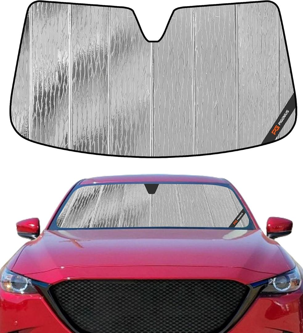 Pigenius Windshield Sunshade for Mazda CX-9 2016-2023 Without Sensor - AstraGuard