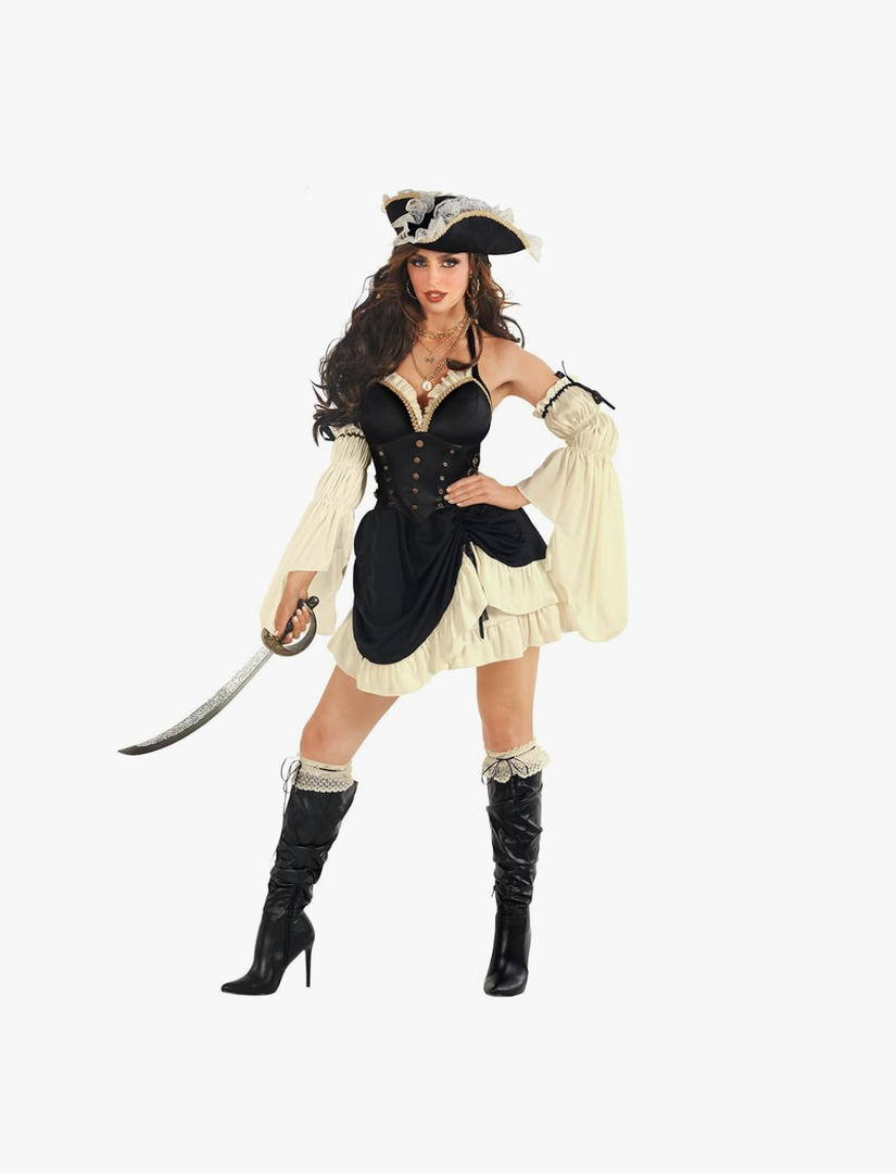 Morph Pirate Costume Women, Womens Pirates Costume, Womens Pirate Outfit, Halloween Costumes For Women Adult, Medium